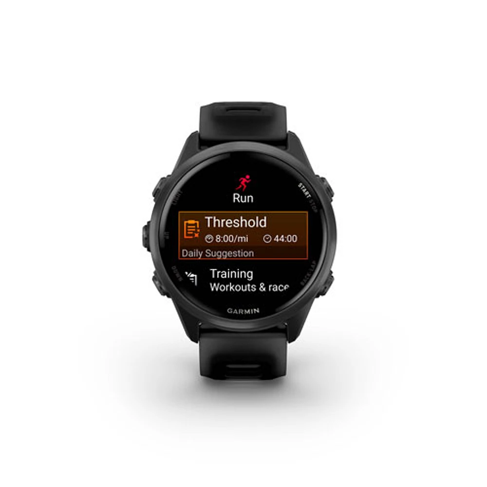 Garmin Forerunner 570 42mm Bluetooth Running Smartwatch - Translucent Black/Black