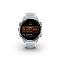 Garmin Forerunner 570 42mm Bluetooth Running Smartwatch - Translucent Whitestone/Cloud Blue