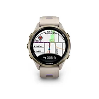 Garmin Forerunner 970 47mm Bluetooth Running Smartwatch - French Grey/Translucent Indigo