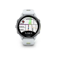 Garmin Forerunner 970 47mm Bluetooth Running Smartwatch - Whitestone/Translucent Amp Yellow