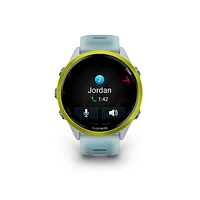 Garmin Forerunner 570 47mm Bluetooth Running Smartwatch - Translucent Whitestone/Turquoise