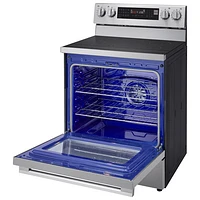 LG 30" 6.3 Cu. Ft. True Convection 5-Element Freestanding Electric Air Fry Range (LREN6325XE) - Stainless Steel