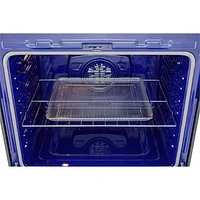 LG 30" 6.3 Cu. Ft. True Convection 5-Element Freestanding Electric Air Fry Range (LREN6325XE) - Stainless Steel
