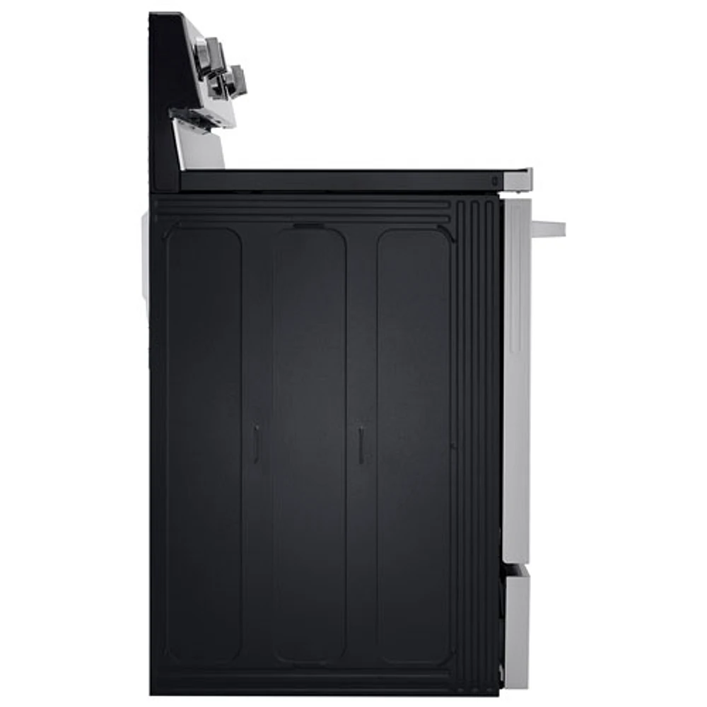 LG 30" 6.3 Cu. Ft. True Convection 5-Element Freestanding Electric Air Fry Range (LREN6325XE) - Stainless Steel