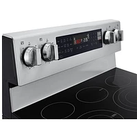 LG 30" 6.3 Cu. Ft. True Convection 5-Element Freestanding Electric Air Fry Range (LREN6325XE) - Stainless Steel