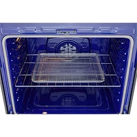 LG 30" 6.3 Cu. Ft. True Convection 5-Element Freestanding Electric Air Fry Range (LREN6323YE) - Stainless