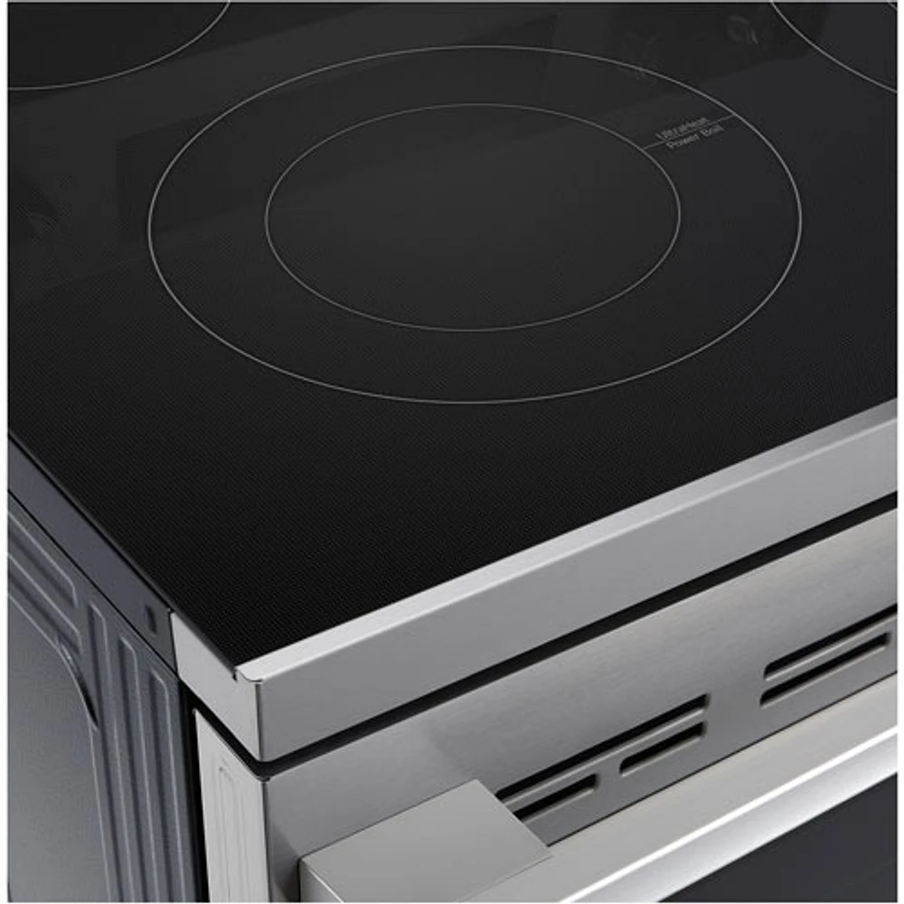 LG 30" 6.3 Cu. Ft. True Convection 5-Element Freestanding Electric Air Fry Range (LREN6323YE) - Stainless