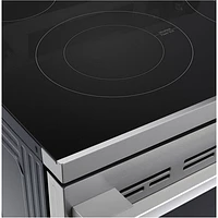 LG 30" 6.3 Cu. Ft. True Convection 5-Element Freestanding Electric Air Fry Range (LREN6323YE) - Stainless
