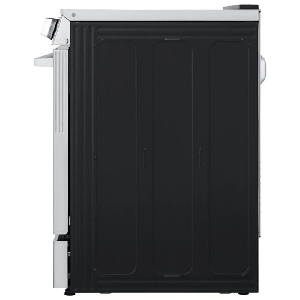 Cuisinière électrique encastrable à 5 éléments avec convection véritable et friture à l'air 6,3 pi³ 30 po de LG (LSEL6335XE) - Inox