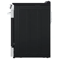 LG 30" 6.3 Cu. Ft. Fan Convection 5-Element Slide-In Electric Air Fry Range (LSEL6333XE) - Black Stainless Steel
