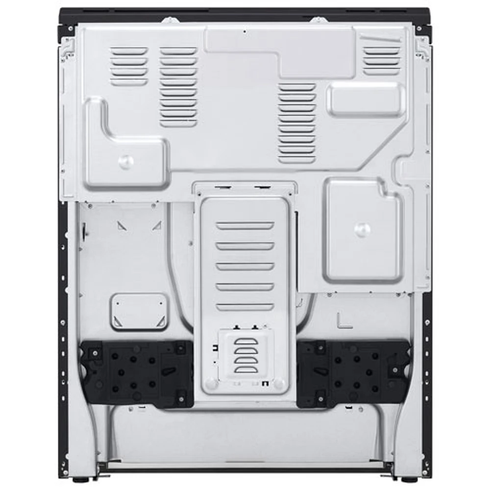 LG 30" 6.3 Cu. Ft. Fan Convection 5-Element Slide-In Electric Air Fry Range (LSEL6333XE) - Black Stainless Steel