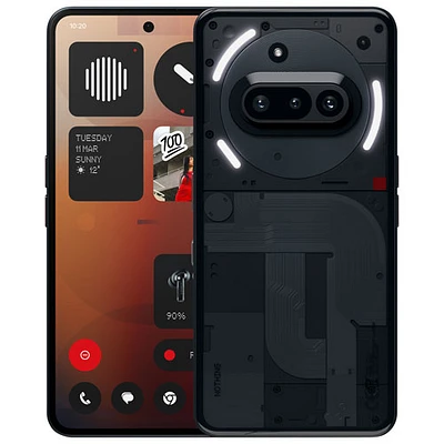 Phone (3a) 128 Go de Nothing - Noir - Déverrouillé - Exclusivité de Best Buy