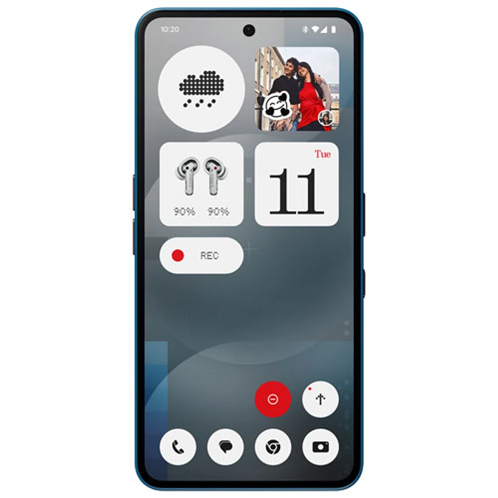 Phone (3a) de 256 Go de Nothing - Bleu - Déverrouillé - Exclusivité Best Buy