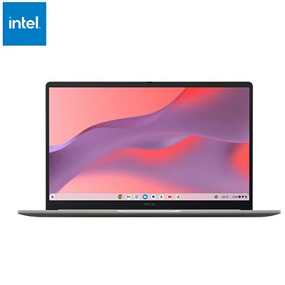 Chromebook de 15,6 po CX15 d'ASUS - Gris pur (Celeron N4500 Intel/RAM 8 Go/SSD 128 Go/ChromeOS)