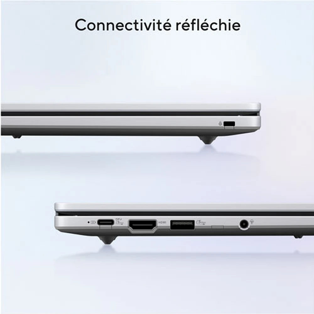 Chromebook de 15,6 po CX15 d'ASUS - Gris pur (Celeron N4500 Intel/RAM 8 Go/SSD 128 Go/ChromeOS)
