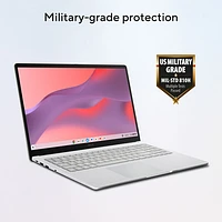 Chromebook de 15,6 po CX15 d'ASUS - Gris pur (Celeron N4500 Intel/RAM 8 Go/SSD 128 Go/ChromeOS)