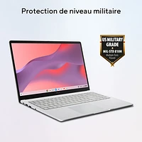 Chromebook de 15,6 po CX15 d'ASUS - Gris pur (Celeron N4500 Intel/RAM 8 Go/SSD 128 Go/ChromeOS)