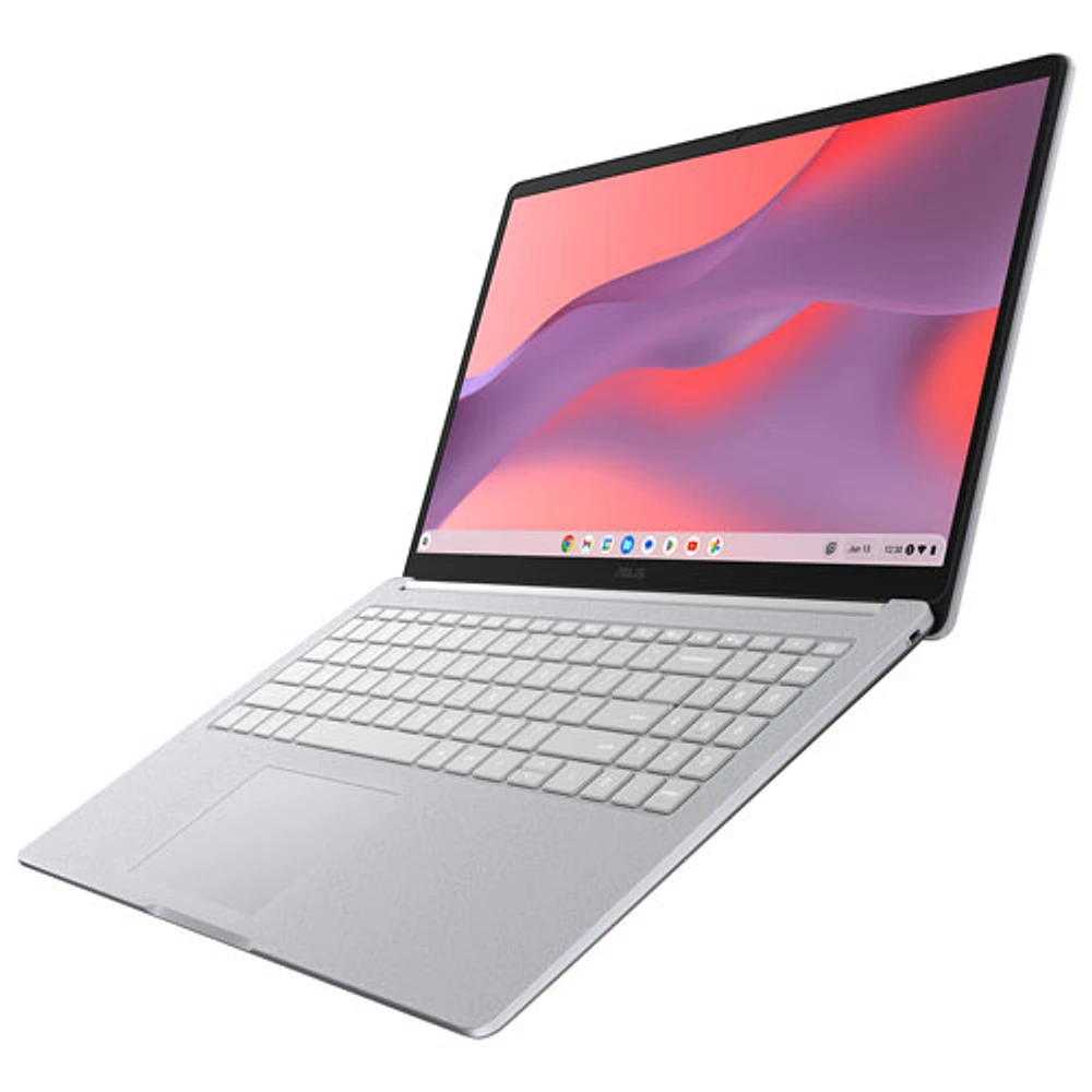 Chromebook de 15,6 po CX15 d'ASUS - Gris pur (Celeron N4500 Intel/RAM 8 Go/SSD 128 Go/ChromeOS)