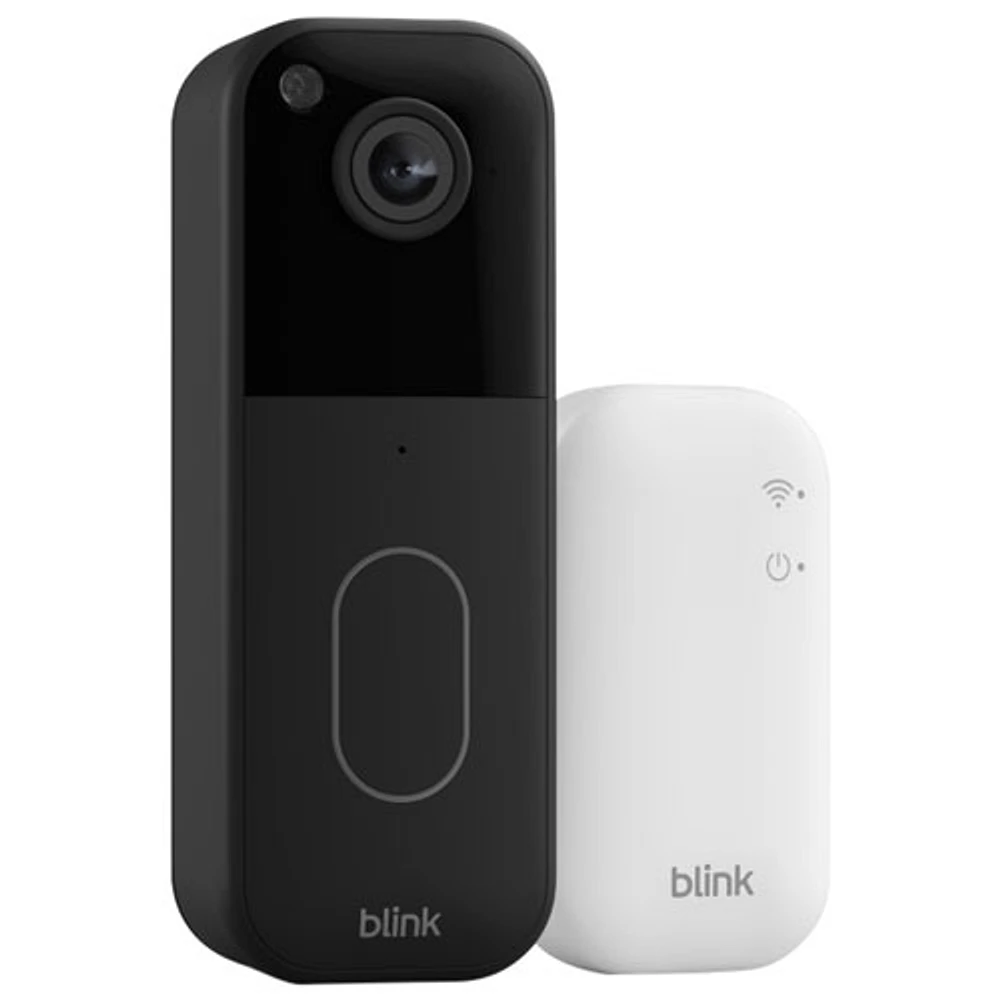 Blink 1440p Wi-Fi Video Doorbell System - Black