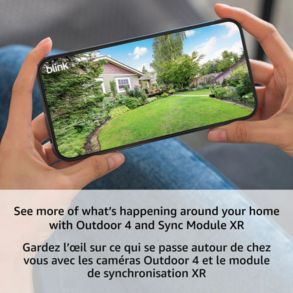 Blink Outdoor 4 Wire-Free 1080p Full HD IP Security Camera System with Sync Module Core XR