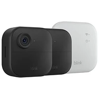 Système de surveillance avec caméras HD intégrale 1080p sans fil Outdoor 4 de Blink avec module Sync Core XR - Ensemble de 2