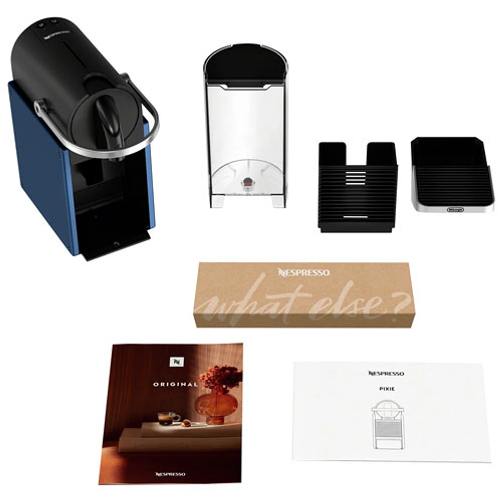 Nespresso Pixie Pod Espresso Machine - Dark Blue