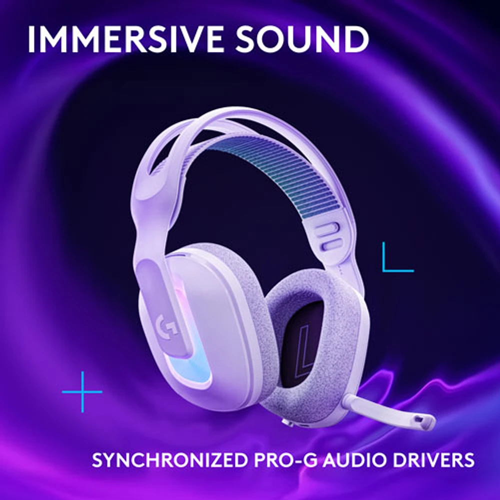Casque de jeu sans fil G522 LIGHTSPEED de Logitech - Blanc - Exclusivité Best Buy