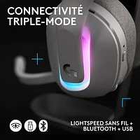 Casque de jeu sans fil G522 LIGHTSPEED de Logitech - Blanc - Exclusivité Best Buy