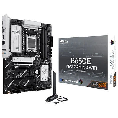 Asus B650E MAX Gaming Wi-Fi 6E AM5 DDR5 Motherboard for AMD Ryzen 9000/8000/7000 Series CPUs