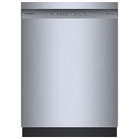 Boîte ouverte - Lave-vaisselle encastrable 24 po 48 dB série 300 de Bosch avec cuve en acier inoxydable - Acier inoxydable - Endommagé