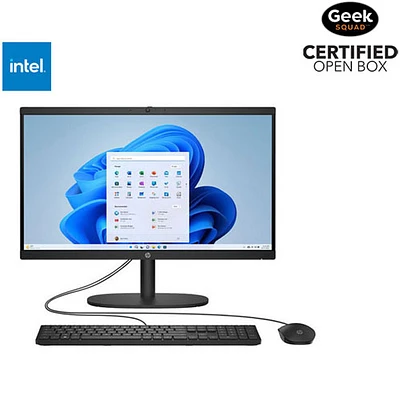 Open Box - HP 22" All-in-One PC (Intel N200/128GB SSD/8GB RAM/Windows 11)