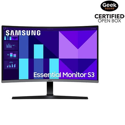 Boîte ouverte - Moniteur de jeu HD intégrale DEL incurvé AV 100 Hz 4 ms GÀG FreeSync 32 po de Samsung (LS32D390GANXZA)