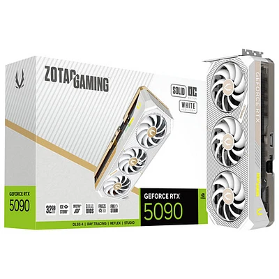 ZOTAC GAMING GeForce RTX 5090 Solid OC White Edition 32GB GDDR7 Video Card