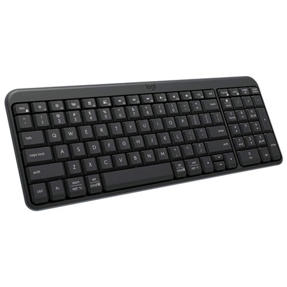 Logitech K250 Bluetooth Compact Keyboard with Numpad - Graphite - English