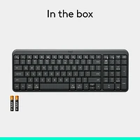 Logitech K250 Bluetooth Compact Keyboard with Numpad - Graphite - English