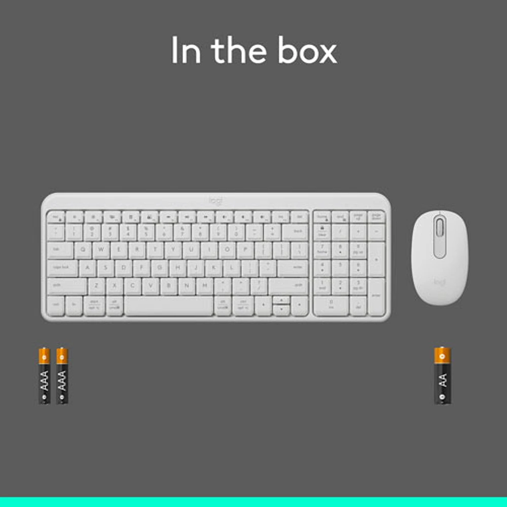 Logitech MK250 Wireless Keyboard & Mouse Combo