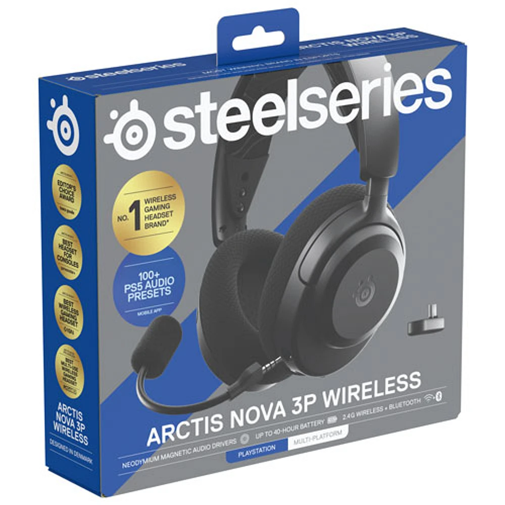 Steelseries Arctis Nova 3P Wireless Gaming Headset for PlayStation