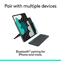 Logitech Flip Folio Keyboard Case for iPad Pro 13" (M4)/Air 13" (M2/M3) - Graphite