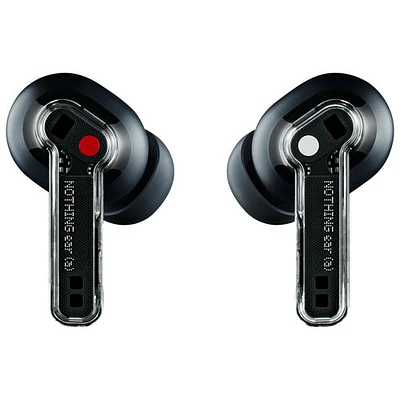 Écouteurs boutons 100 % sans fil à suppression du bruit Ear (a) de Nothing – Noir