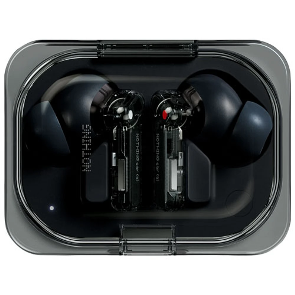 Écouteurs boutons 100 % sans fil à suppression du bruit Ear (a) de Nothing – Noir