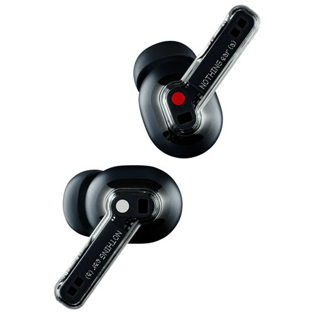 Écouteurs boutons 100 % sans fil à suppression du bruit Ear (a) de Nothing – Noir