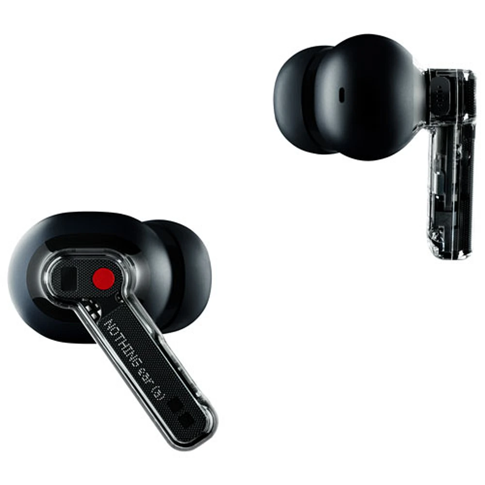 Écouteurs boutons 100 % sans fil à suppression du bruit Ear (a) de Nothing – Noir