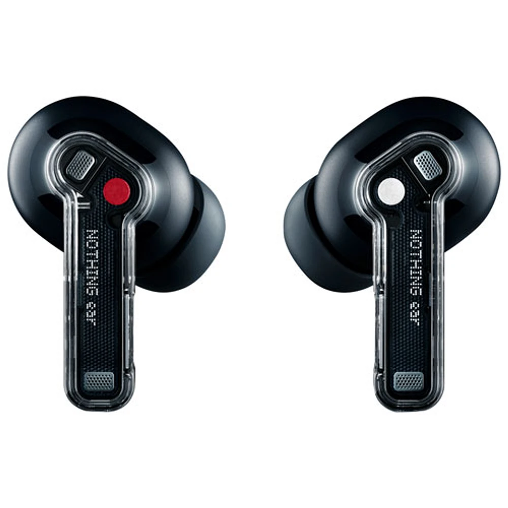 Écouteurs boutons 100 % sans fil à suppression du bruit Ear de Nothing – Noir