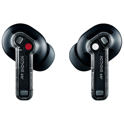Écouteurs boutons 100 % sans fil à suppression du bruit Ear de Nothing – Noir