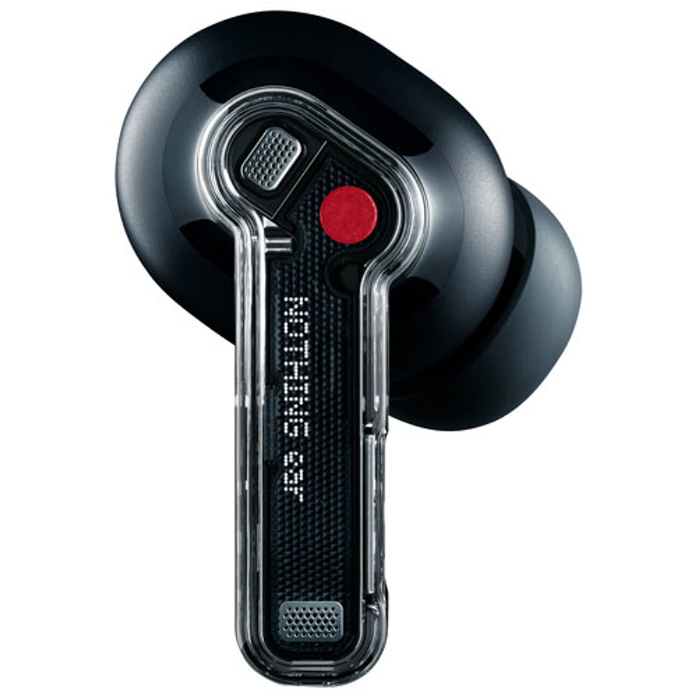 Écouteurs boutons 100 % sans fil à suppression du bruit Ear de Nothing – Noir