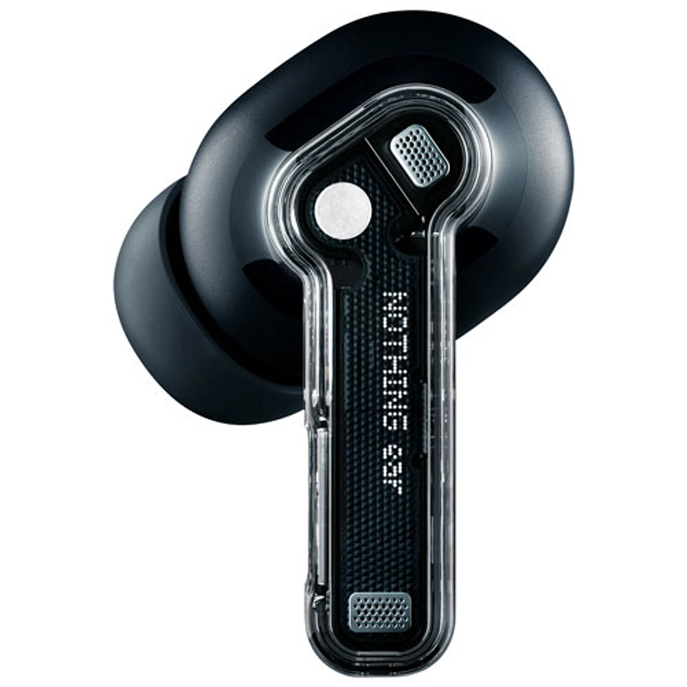 Écouteurs boutons 100 % sans fil à suppression du bruit Ear de Nothing – Noir