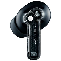 Écouteurs boutons 100 % sans fil à suppression du bruit Ear de Nothing – Noir