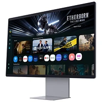 Samsung M9 32" 4K Ultra HD 165Hz 0.03ms GTG OLED LED Smart Gaming Monitor (LS32FM900SNXZA) - Silver