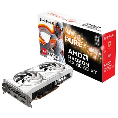 Carte graphique Pure AMD Radeon RX 9060 XT GDDR6 16 Go de Sapphire