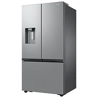 Réfrigérateur à deux portes à profondeur de comptoir 25,5 pi³ 36 po avec distributeur d'eau et de glace externe de Samsung - Acier inoxydable